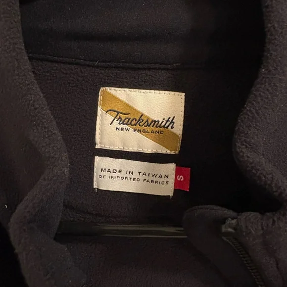 Tracksmith Franklin Fleece Full Zip - Small - Picture 3 of 5